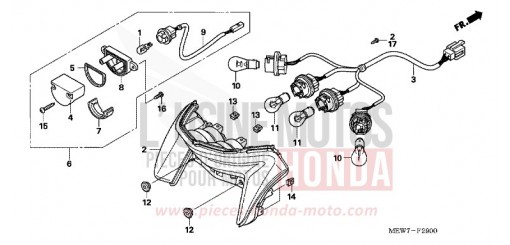 FEU ARRIERE NT700VA8 de 2008